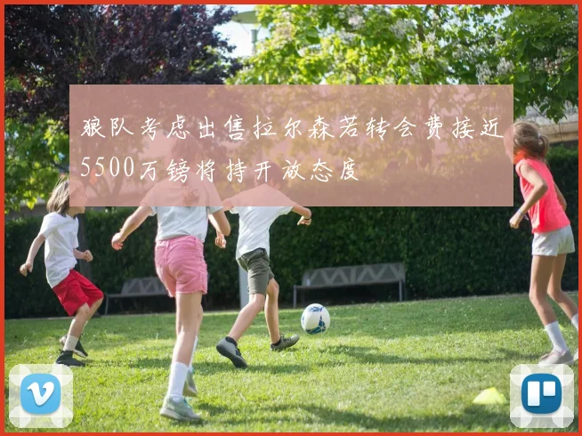 狼队考虑出售拉尔森若转会费接近5500万镑将持开放态度